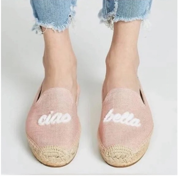 Soludos Pink Ciao Bella Canvas Espadrilles - Picture 2 of 6
